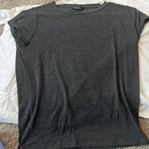 Charcoal, gray T-shirt